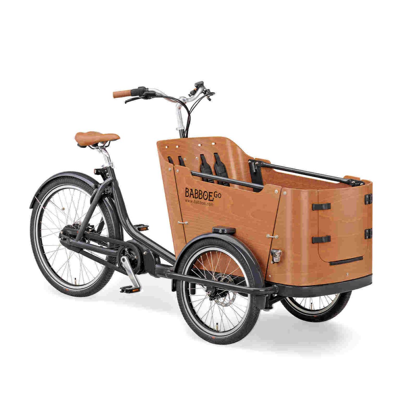 Babboe Go M – Vélo cargo électrique familial 3 roues