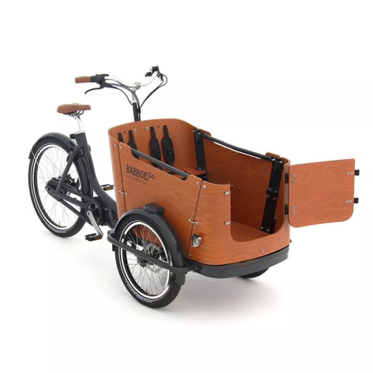 Babboe Go Mountain – Vélo cargo électrique 3 roues (batterie 500 Wh)
